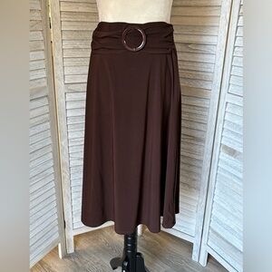 JASON MAXWELL Authentic Vintage DISCO
Style Women’s SZ Small Brown Midi Skirt